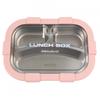 3 Compartment Container Stainless Steel Lunch Box Non-Microwave Safe