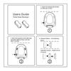 Set Of 4 Universal Toilet Seat Bumpers ABS NonSlip Seat Spacers Pads For Secure Fit Easy Installation Bathroom Accessory