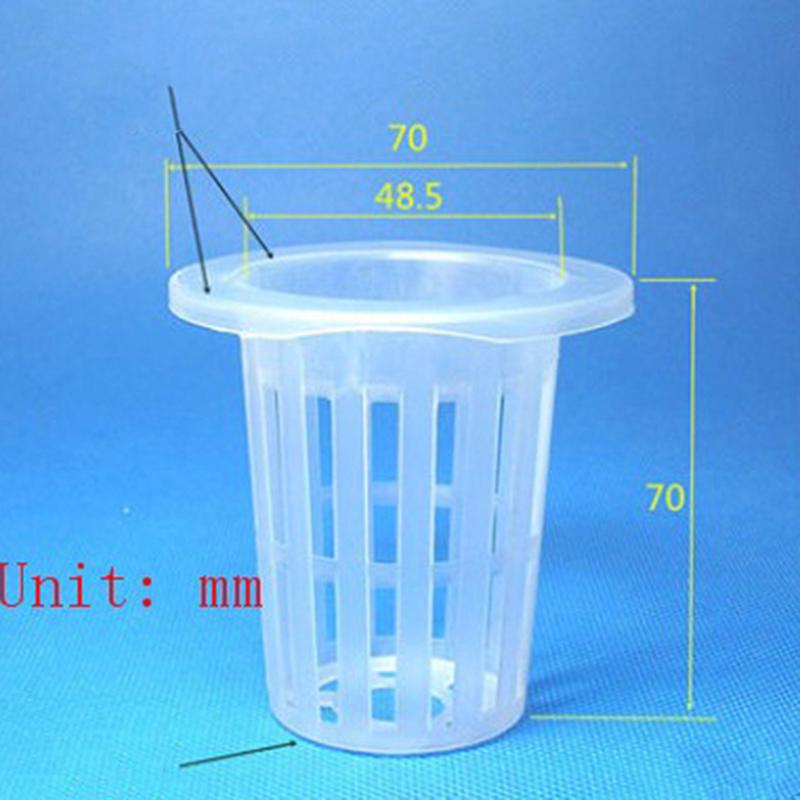 10Pcs Mesh Pot Net Cup Basket Hydroponic Aeroponic Plant Grow Garden Garden Tool
