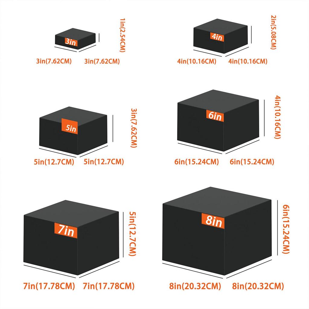 Acrylic Cube Buffet Display Stand Space Saving Food Riser for Buffet Presentation Retail Showcase and Event Setup