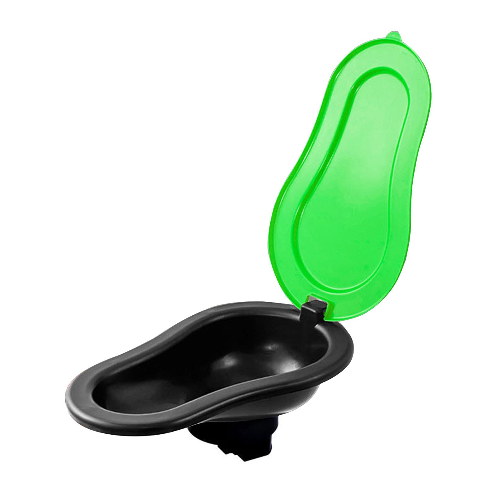 

Пластиковый временный туалет с крышками, походные дорожные горшки, портативный дорожный туалет для мочи, портативный горшок, уличный туалет зелёный