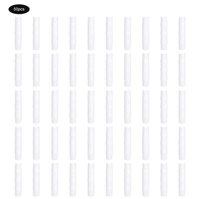 50PCS White Greenhouse Frame Pipe Tube and Film Clip Clamp Connector Kit Garden Tool8.5cm