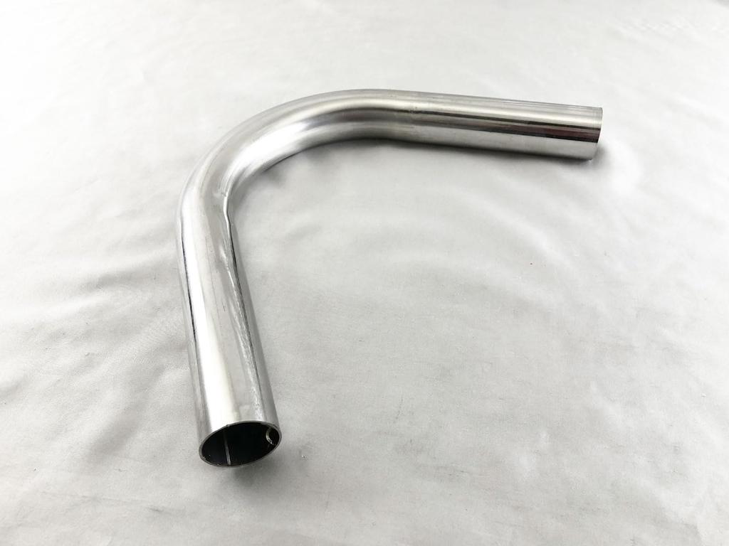 BRIGHTZ Stainless Steel Bent 4 Pieces 38mm 38 120° Pipe, 1.2mm Thick, [CUR-PIPE-037-4PC] Diameter, 38, 120°