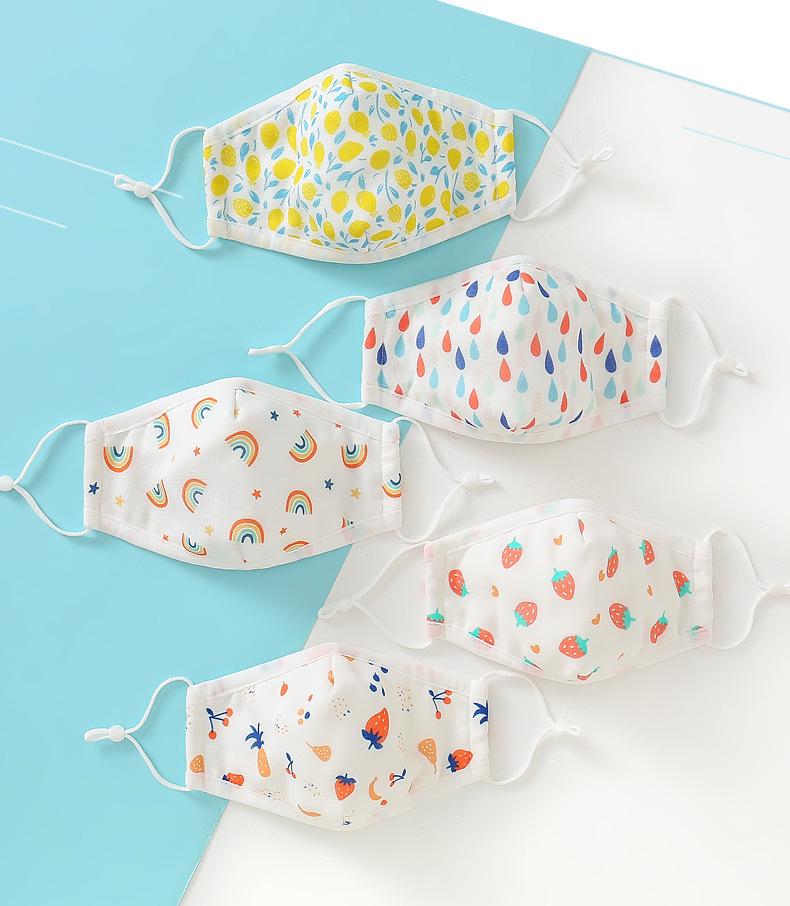 Children's Cartoon Cotton Gauze Mask - Washable & Dustproof for Autumn/Winter