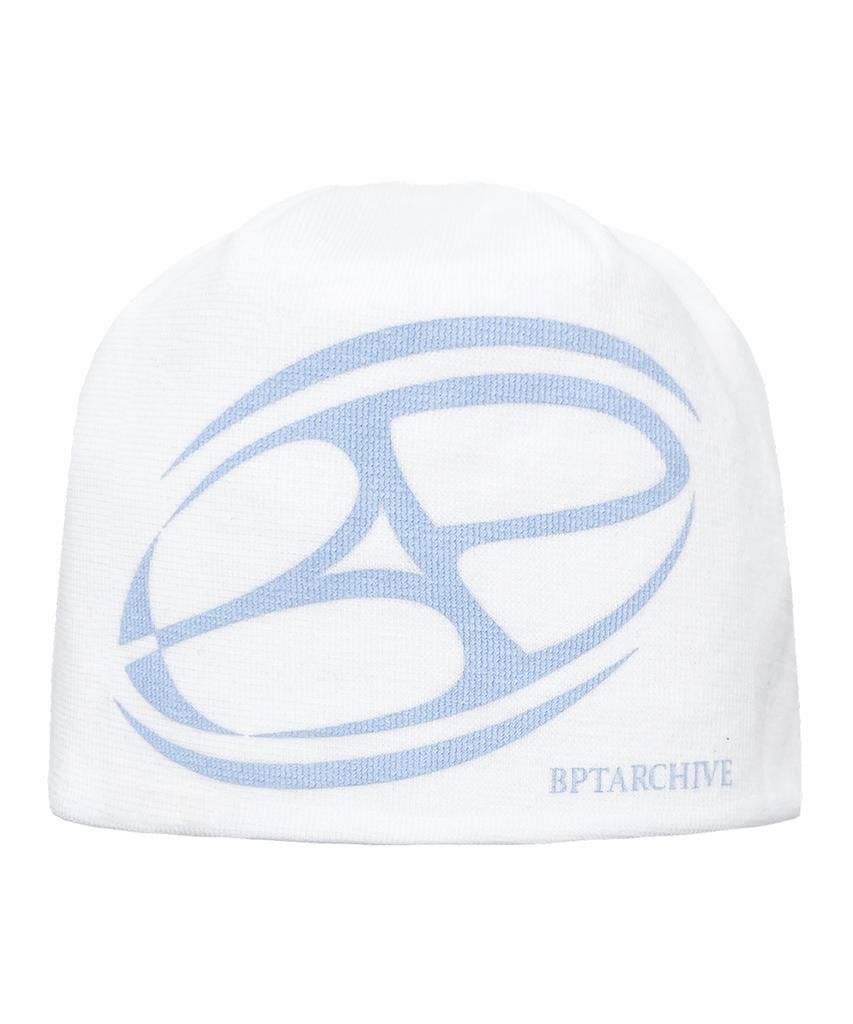 Bipitudiseuodeo Big Logo Beanie White Blue