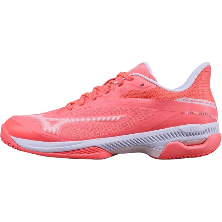 Mizuno WAVE EXCEED COURT AC Women s Tennis Shoes Pink/White 61GA251966 36.5