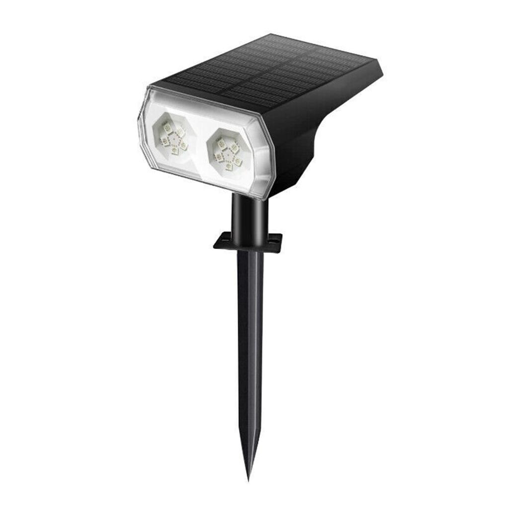 10 LED RGB Solar Spotlight Waterproof Outdoor Garden Courtyard Wall Lamp Light Control Ground Lights