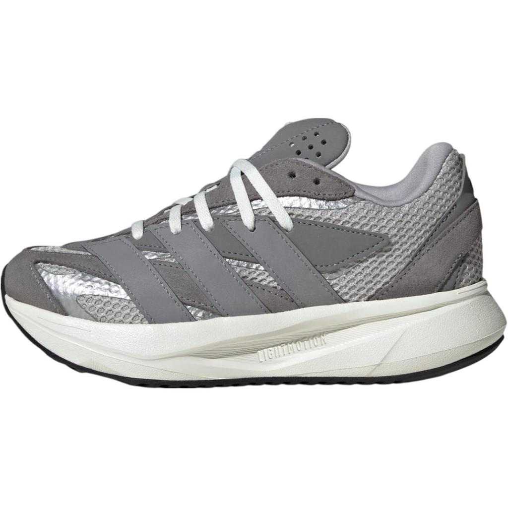 Adidas Lightblaze J Grey Silver Metallic Kids Sneakers Grey-Two Grey-Three JQ4759