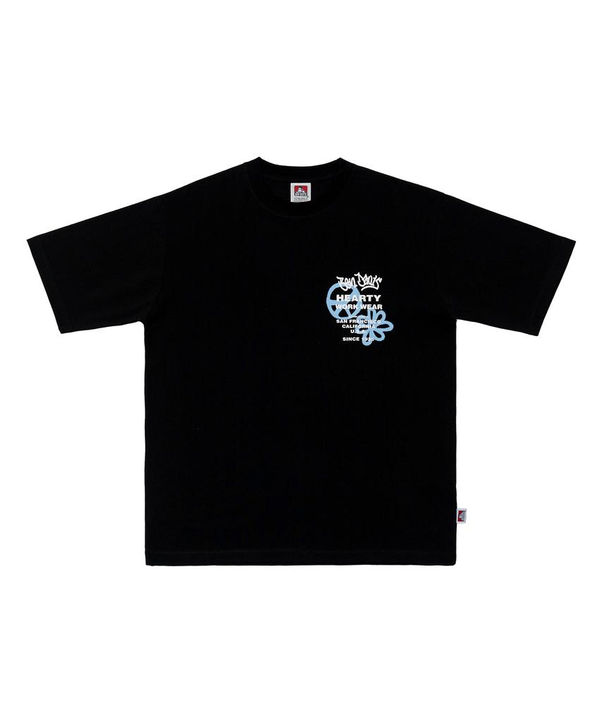 BEN DAVIS White Label Grateful Tee White