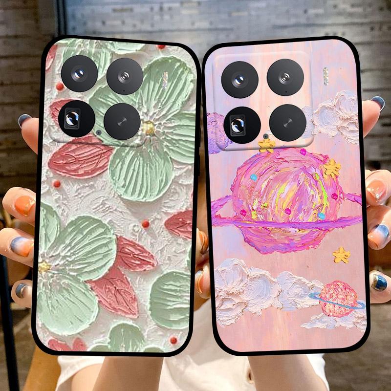 Para Xiaomi 15 Funda 24129PN74G Moda Pintada TPU Cubierta de Teléfono Para Xiaomi Mi 15 Silicona Suave A Prueba de Golpes Protectoras Fundas