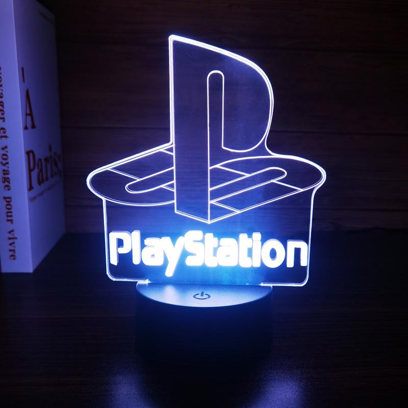 3D Visuelles Spielornament Licht E-Sport Atmosphäre Licht 3D Nachtlicht Gamepad Dekorative Leuchte