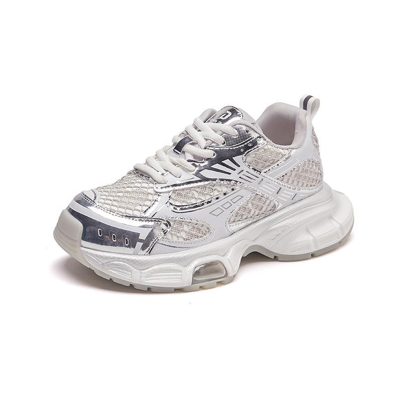 Új apa cipők nőknek divatos vastag talpú sport egycipők