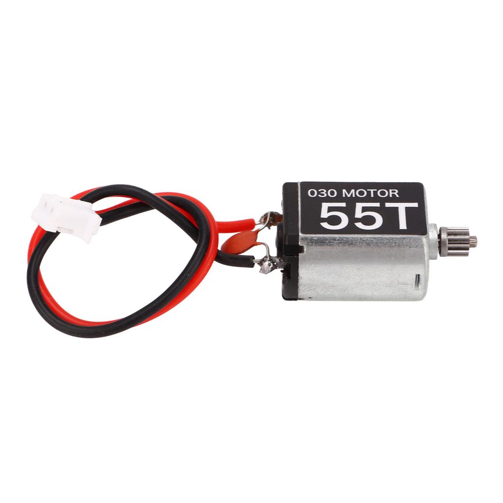 RC Car Motor Metal Low Noise Lightweight 030 55T Brushed Motor with 11T Gear for AXIAL SCX24 1/24