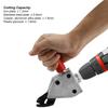 Multifunctional Iron Scissors, Metal Sheet Cutting Shears Thin Aluminum Sheet Cutting Clipper, Can Connect to Electric Drill