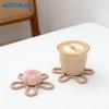 Geometrical Shape Silicone Table Mat Irregular Heat Resistant Silicone Cup Mat Non-slip Table Placemat Kitchen Dinner Plate Pads