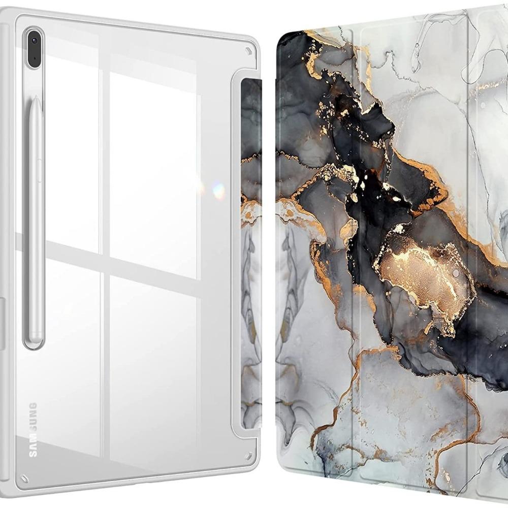 For Samsung Galaxy Tab S9FE S10FE Plus 11 tommer Deksel Akryl Anti-bøy med S Pen-spor