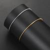 Cazador Trendy Round Snake Chain Bracelet Stainless Steel Gold Color Bracelets for Women Girls Mother's Day Gifts Wholesale