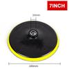 Backing Pad Sanding Holder Disc M-16 3/4/5/6/7inch Polishing Backer Plate Drill Rod For Polisher Grinding Tools