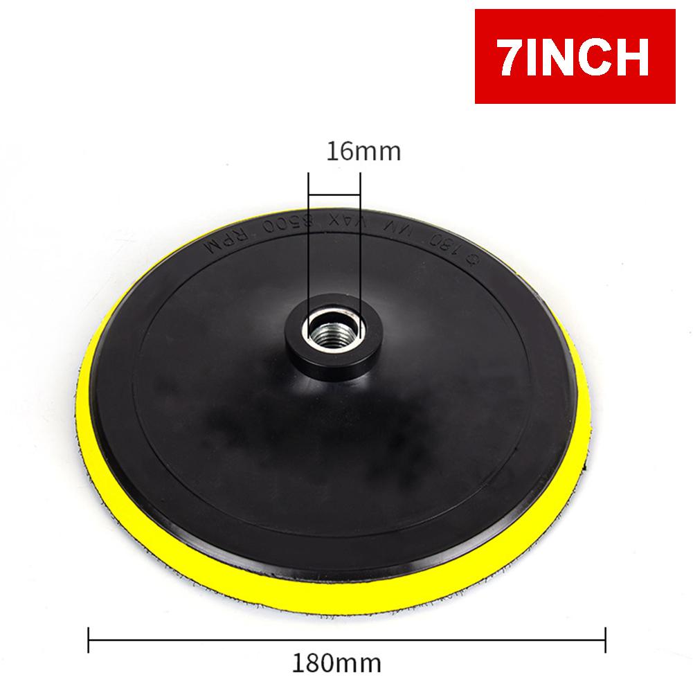 3/4/5/6/7 Inch M16 Thread Sanding Disc Flocking Self Adhesive Polishing Pads For Car Paint Care Buffing Polisher