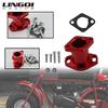 LINGQI RACING CNC Aluminum Parts Intake Mainfold Modification Interface Pipe For Mini Dirt Pit Bike Universal Motorcycle Go Kart