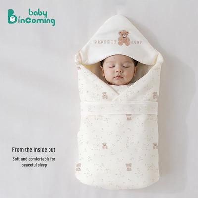 Class A Pure Cotton Newborn Swaddle Blanket - Constant Temperature & Windproof