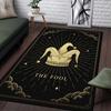 Scale of Justice Magic Astrology Esoteric Pattern Decorative Square Rug Modern Living Room Floor Matte Bedroom Carpet Poster Mat