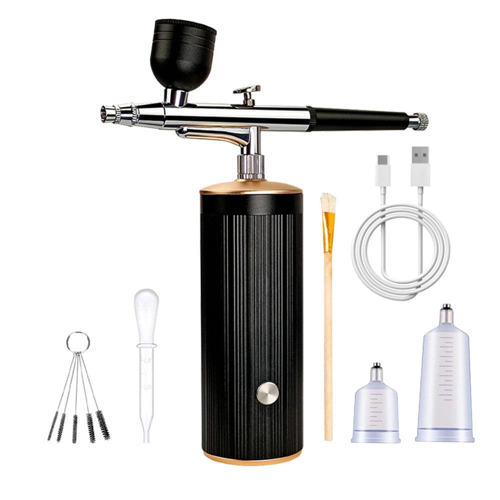 Rechargeable Handheld Airbrush for Model, Nail Art & Baking - Lithium Battery Powered Acrylic Paint Spray Gun