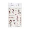 Stickers Flowers Leaves Plants PVC Stickers Lable Transparent PET Stickers For Scrapbooking Diary Journal Decorative DIY Materia