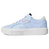Originals Sleek Super Synthetic Leather Fashion Slip-Resistant Lightweight Breathable Low-Top Skate Shoes Women Sneaker Blue EE4504