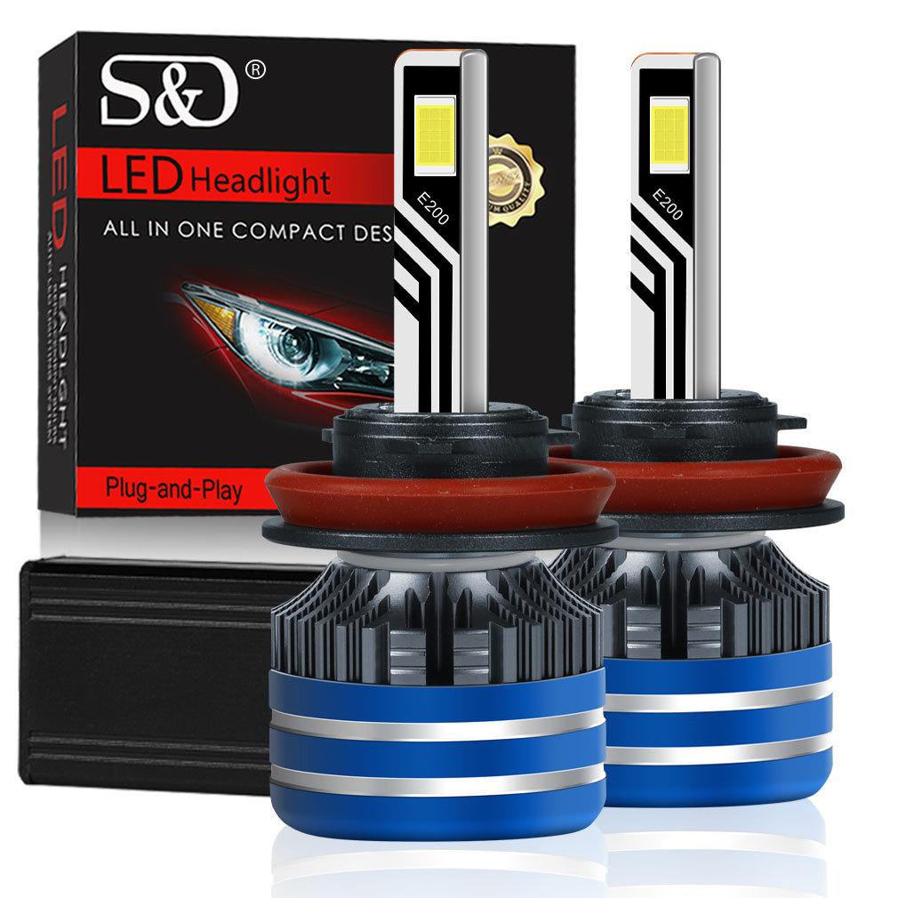 2 buc H7 H4 Becuri LED Far 6500K H1 H3 H8 H11 LED 9005 HB3 9006 HB4 Lampă Auto 130W 60000LM 9012 Hir2 Putere Mare Canbus 30SMD Cipuri CSP Far