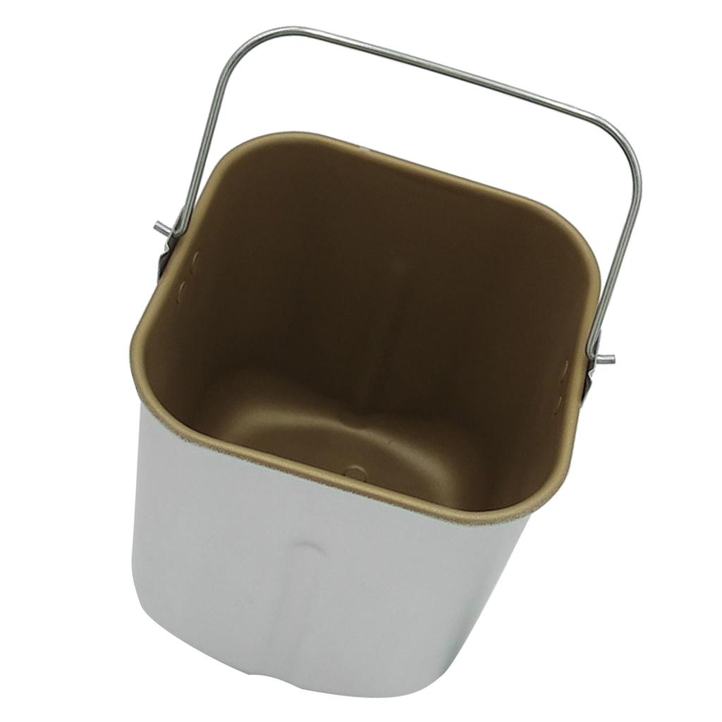 Bread Machine Mixing Bread Bucket Anti Stick Coated Aluminum Alloy Bread Machine Inner Tank for Replacement