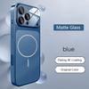 Original Glass Nano Matte For Magsafe Wireless Charging Armor Case For iPhone 17 16 15 14 13 12 11 Pro Max 17 Air Magnetic Cover