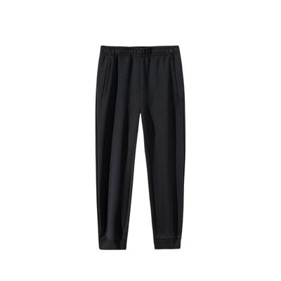 Comfortable Simple Versatile Solid Color Mid-Rise Running Jogger Pants Men Bottoms Black 152427325-1