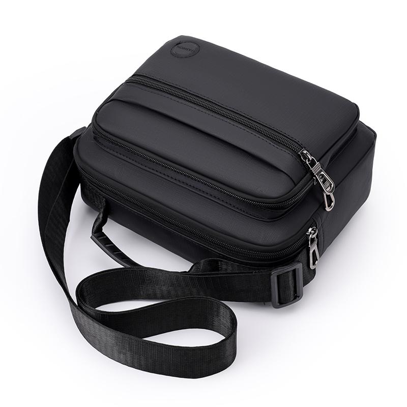 Men's Crossbody Bag Business Waterproof Lightweight Multi-Layer Shoulder Bag