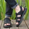 Handmade Genuine Leather Men Sandals for Men Shoes Summer Non-Slip Thick-soled Beach shoes man Leisure Men's Sneakers size 47 48