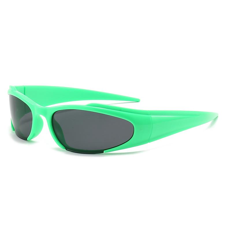 Y2K Cat-eye Sports Sunglasses: European & American Outdoor Fashion Trend As shown