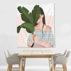 Cute Girl Print Living Room Decoration Tapestry Wall Hanging Cartoon Style Rug Home Decor Tapestry Wall Decor