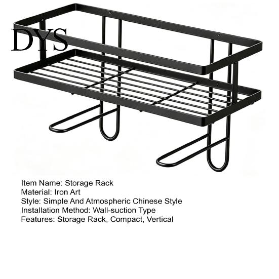 Metal Iron Organizer Toilet Water Tank Storage Rack, Space Saving with No Drill Rack Drainage Design, Free Standing Toliet Shelf for Bathroom