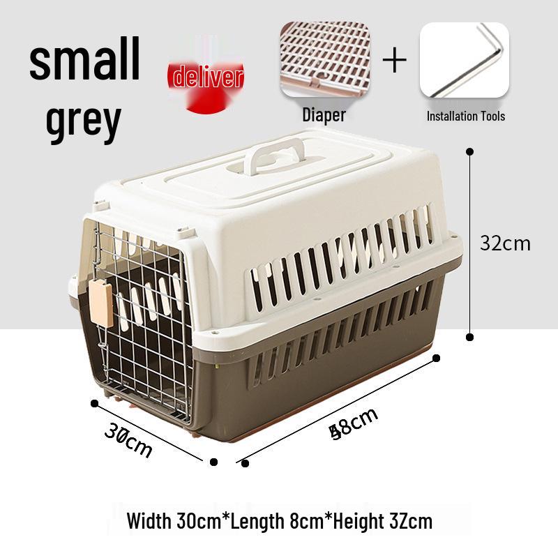 

Портативний авіаційний переноска для домашніх тварин: Клітка для подорожей для котів та собак