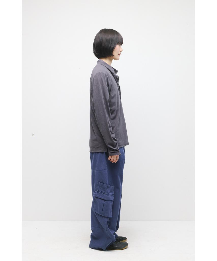 Haechinglum Polo Tee Purple Charcoal