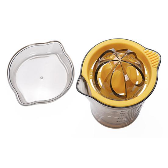 Manual Juicer with Scale And Hand Press Portable Fruit Juicer for Citrus Oranges Lemons Handheld Lemon Squeezer for Kitchen