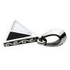 Figmart Triangle Pendant with Shell and Onyx [Silver Accessory] fp0600shox