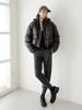 NITINA Hooded Padded Short Jumper Bk