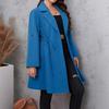 Autumn Women's Temperament Simple Wind Suit Collar Medium-length Solid Color Plus Size Jacket