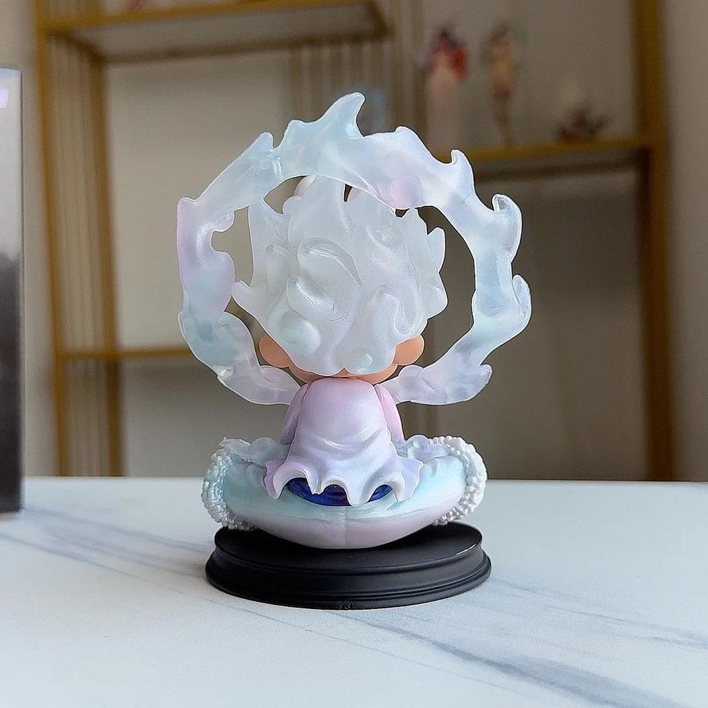 11cm One Piece Anime Figure Cute Nika Luffy Model Ornament Pvc Model Statue Collection Decoration Toys Birthday Gift Ornaments