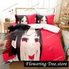 Anime Kaguya-sama Aşk Savaştır Yatak Takımı Yorgan Kılıfı Yatak Takımı Yorgan Kılıfı Yastık Kılıfı Yorgan King Queen Boy Erkek Çocuk Yetişkin
