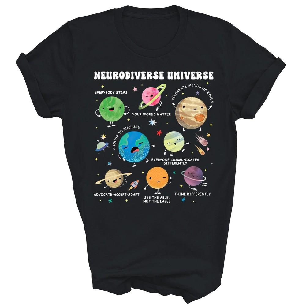 

Neurodiverse Universe Special Education Teacher Unisex Shirt Gift 2XL
