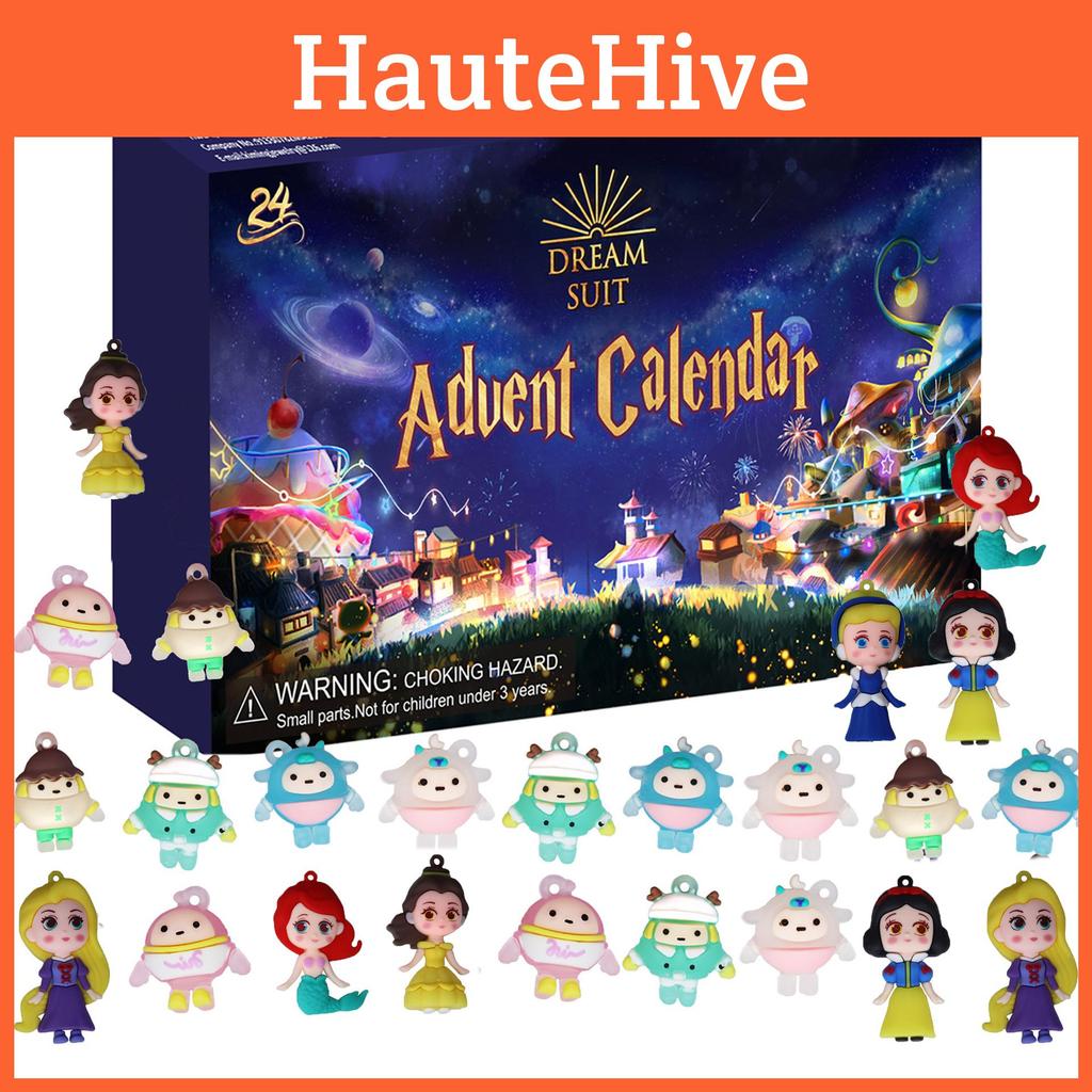 Weihnachten 24 Digitaler Countdown Blind Box Fantasy Fluoreszierendes Spielzeug Geschenke Kinder