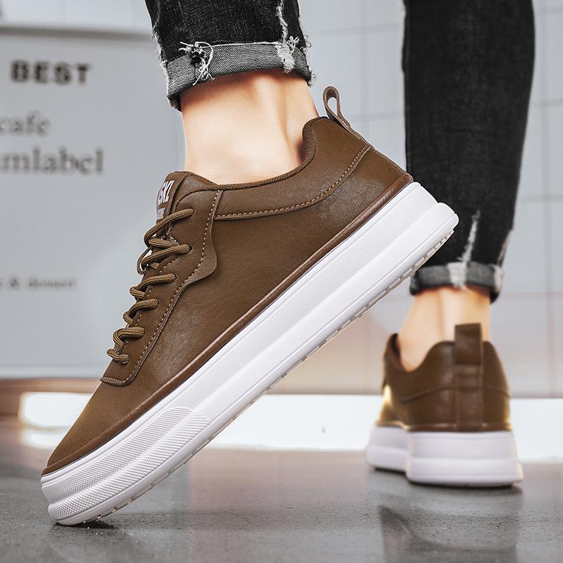 Board shoes men's 2025 new spring simple foreign trade work shoes Korean version of versatile men's casual shoes