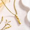 Hip Hop Fashion Pendant: Versatile Titanium Steel Necklace, Trendy Cross-border Design for Couples, Simple and Stylish Collarbone Chain